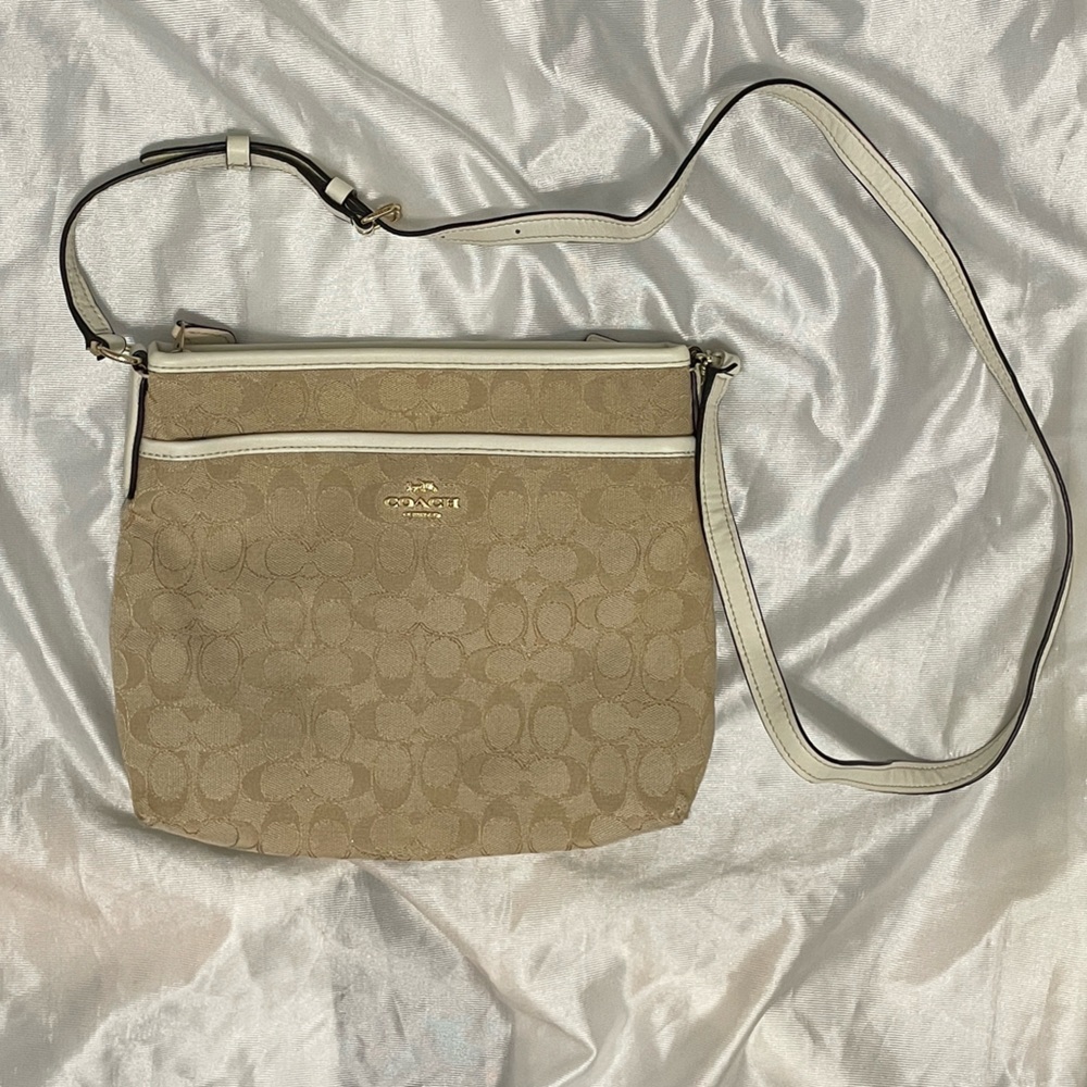 Coach Signature File Crossbody Bag